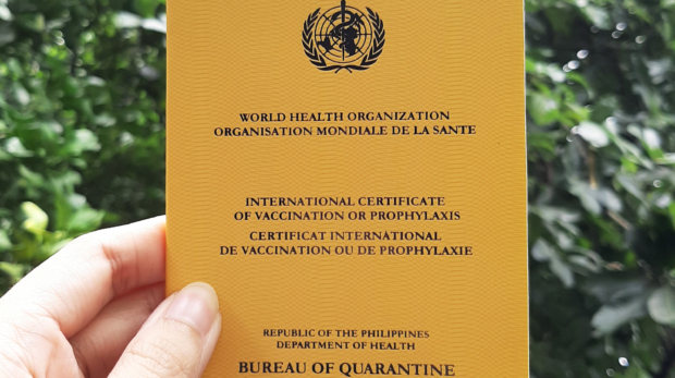 BOQ International Certificate of Vaccination
